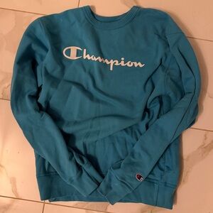Champion Teal Athletic Sweatshirt